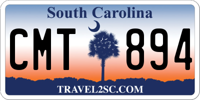 SC license plate CMT894
