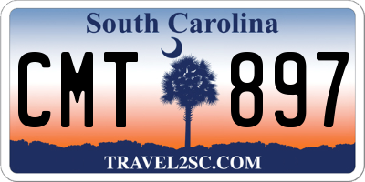 SC license plate CMT897
