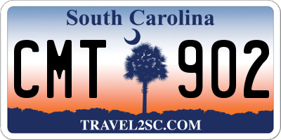 SC license plate CMT902