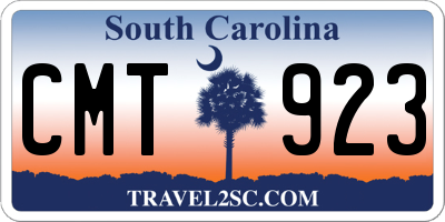 SC license plate CMT923