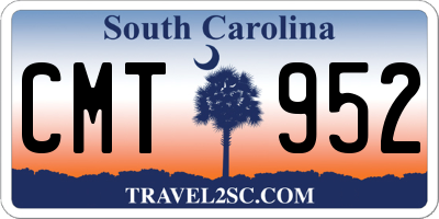 SC license plate CMT952