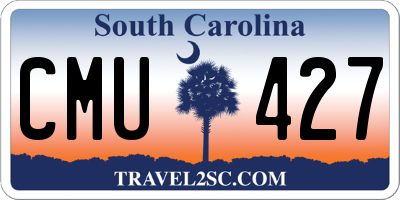 SC license plate CMU427