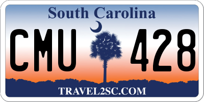 SC license plate CMU428