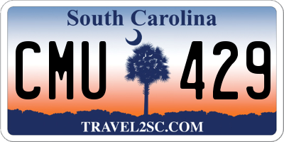 SC license plate CMU429