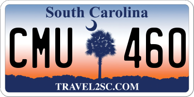 SC license plate CMU460
