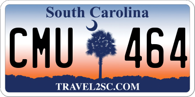 SC license plate CMU464
