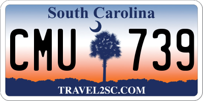SC license plate CMU739