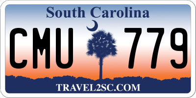 SC license plate CMU779