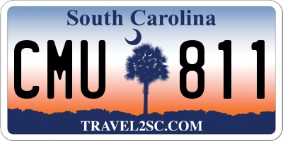 SC license plate CMU811