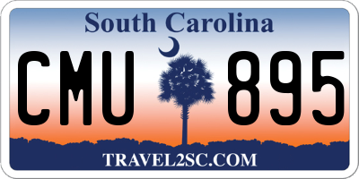 SC license plate CMU895