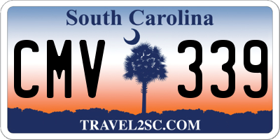 SC license plate CMV339