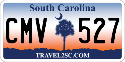 SC license plate CMV527