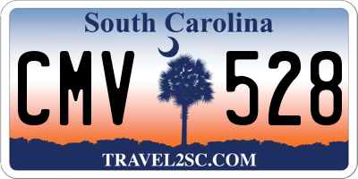 SC license plate CMV528