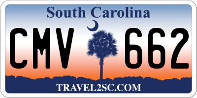 SC license plate CMV662