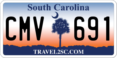 SC license plate CMV691
