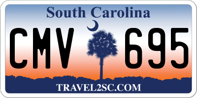 SC license plate CMV695