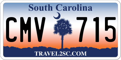 SC license plate CMV715