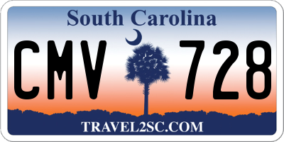 SC license plate CMV728