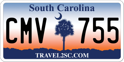 SC license plate CMV755