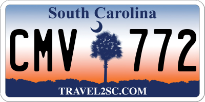 SC license plate CMV772