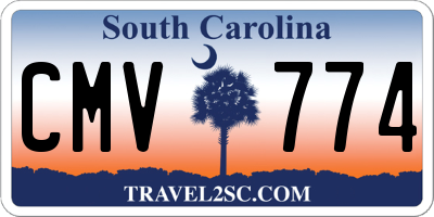 SC license plate CMV774