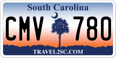 SC license plate CMV780