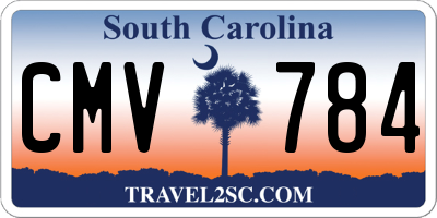 SC license plate CMV784