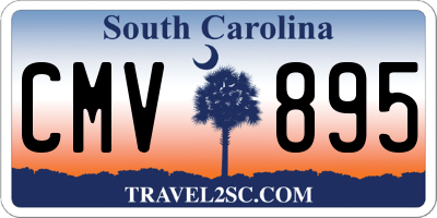 SC license plate CMV895
