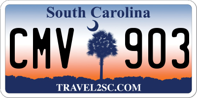 SC license plate CMV903