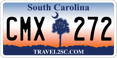 SC license plate CMX272