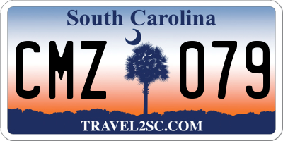 SC license plate CMZ079