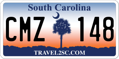 SC license plate CMZ148