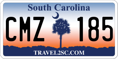 SC license plate CMZ185