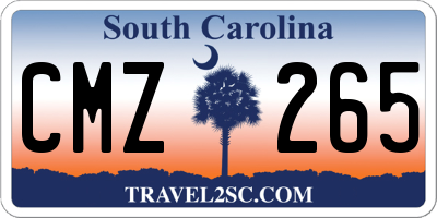 SC license plate CMZ265