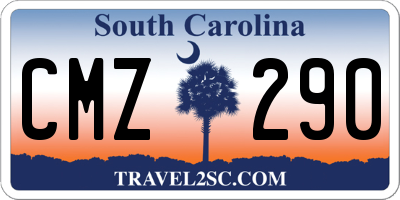SC license plate CMZ290