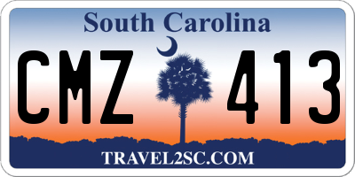 SC license plate CMZ413