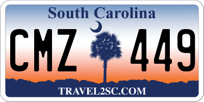 SC license plate CMZ449
