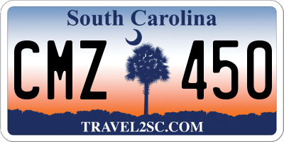 SC license plate CMZ450