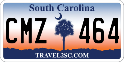 SC license plate CMZ464