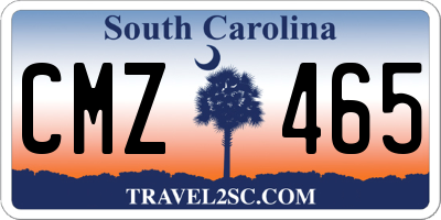 SC license plate CMZ465