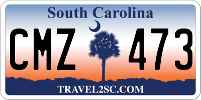 SC license plate CMZ473