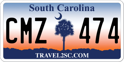 SC license plate CMZ474