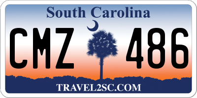 SC license plate CMZ486