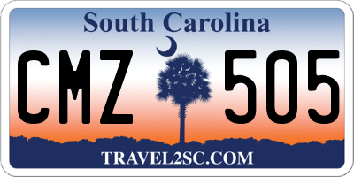 SC license plate CMZ505