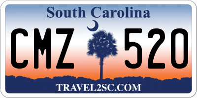 SC license plate CMZ520