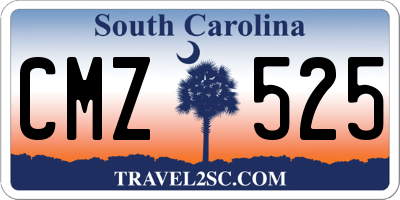 SC license plate CMZ525