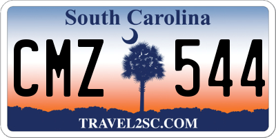 SC license plate CMZ544