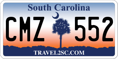 SC license plate CMZ552