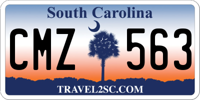 SC license plate CMZ563