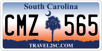 SC license plate CMZ565